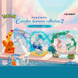 Pokemon Mini Figures Pokemon Circular Diorama Collection Vol. 2 (Re-Ment) Blind Box