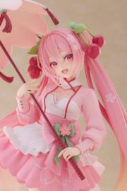 Hatsune Miku AMP PVC Figure Newley Written Sakura Miku Sakura Dress Ver. 21 cm