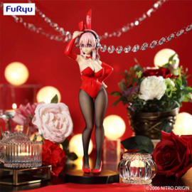 Super Sonico BiCute Bunnies PVC Figure Super Sonico Red Ver. 28 cm