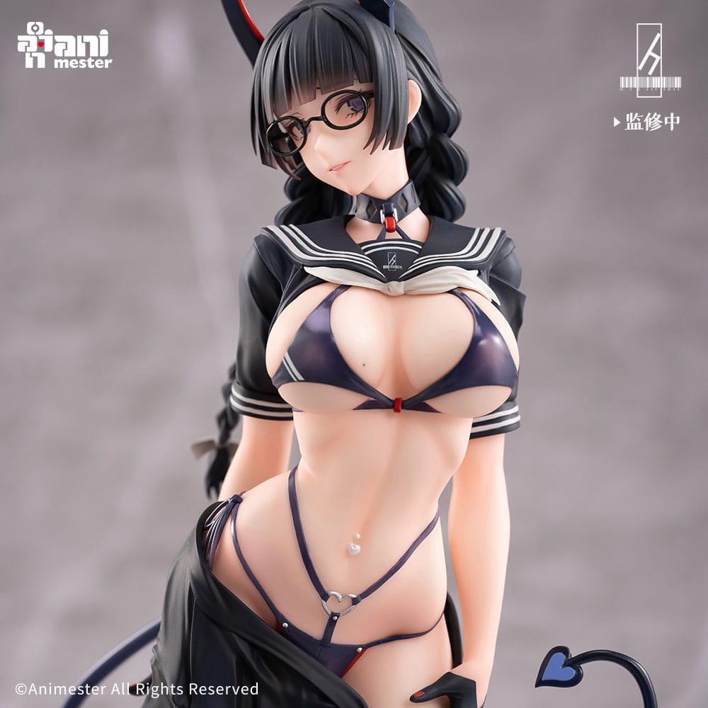 Original Character 1/6 PVC Figure Succubus Class President Reina Illustration by Ban! 30 cm - PRE-ORDER