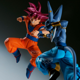Dragon Ball Super Match Makers PVC Figure Super Saiyan God Son Goku (VS Beerus) - PRE-ORDER
