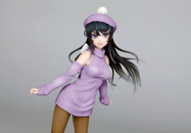 Rascal Does Not Dream of Bunny Girl Senpai PVC Figure Mai Sakurajima Knit One-piece Ver. 23 cm
