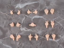 Nendoroid More Original Character Parts for Nendoroid Doll Figures Hand Parts Set 02 (Cream)