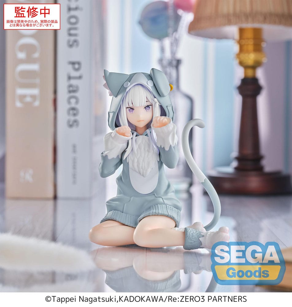 Re:Zero Starting Life in Another World Yumemirize PVC Figure Emilia Mofumofu Pack 11 cm - PRE-ORDER