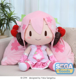 Character Vocal Series 01: Hatsune Miku Fuwa Petit Plush Figure Sakura Miku Dodeka Jumbo 50 cm - PRE-ORDER