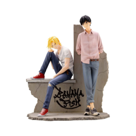 Banana Fish ARTFXJ 1/8  PVC Figure Ash & Eiji 25 cm