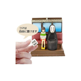 Studio Ghibli Spirited Away Statue Diorama / Calendar Take Unabara Train 11 cm - PRE-ORDER
