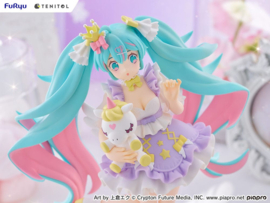 Hatsune Miku Tenitol PVC Figure Hatsune Miku Yumekawa Princess Lavender Ver. 21 cm - PRE-ORDER