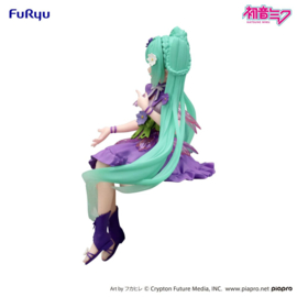 Hatsune Miku Noodle Stopper PVC Figure Flower Fairy Cosmos Purple Color Ver. 14 cm - PRE-ORDER