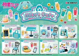 Hatsune Miku Accessory Sets Miku's Cafe Display (8) (Re-Ment) Complete Box