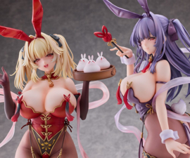 Moehime Union 1/4 PVC Figure Cheongsam Bunny Yuri & Stella 45 cm - PRE-ORDER