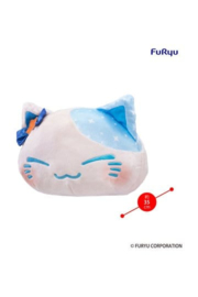 Nemuneko Cat Big Plush Figure Blue 35 cm - PRE-ORDER