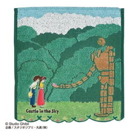 Studio Ghibli Castle In The Sky Mini Towel Robot 34x36 cm