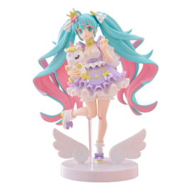 Hatsune Miku Tenitol PVC Figure Hatsune Miku Yumekawa Princess Lavender Ver. 21 cm - PRE-ORDER