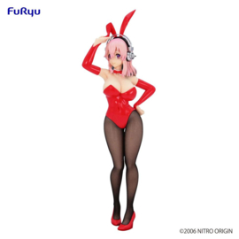 Super Sonico BiCute Bunnies PVC Figure Super Sonico Red Ver. 28 cm