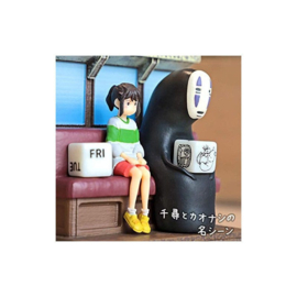 Studio Ghibli Spirited Away Statue Diorama / Calendar Take Unabara Train 11 cm - PRE-ORDER