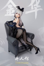 Original Character SSR 1/7 PVC Figure Yi Ren Guan - House of Unhumans Jin Hua: Bunny Ver. 23 cm