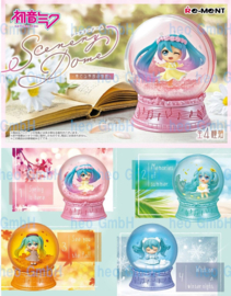 Hatsune Miku Mini Snowglobes Scenery Domes Display (Re-Ment) Complete Box - PRE-ORDER