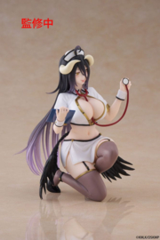 Overlord Desktop Cute PVC Figure Albedo Nurse Ver. Renewal 13 cm