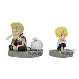 One Piece World Collectible Figure Log Stories PVC Figure Sanji & Zeff - PRE-ORDER