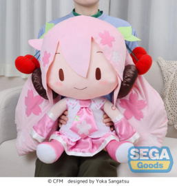 Character Vocal Series 01: Hatsune Miku Fuwa Petit Plush Figure Sakura Miku Dodeka Jumbo 50 cm - PRE-ORDER