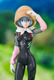 Neon Genesis Evangelion Rebuild of Evangelion Pop Up Parade PVC Figure Rei Ayanami Tentative Name Farming Ver. 17 cm