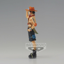 One Piece DXF The Grandline Series Wanokuni PVC Figure Portgas D. Ace 17 cm