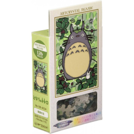 Studio Ghibli My Neighbor Totoro Stained Glass Style Jigsaw Puzzle (126 pcs) Big Totoro