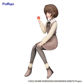 Rascal Does Not Dream Noodle Stopper PVC Figure Kaede Azusagawa Autumn Outfit Ver. 14 cm