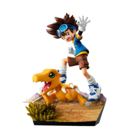 Digimon Adventure G.E.M. Series PVC Figure Taichi Yagami & Agumon 20th Anniversary 12 cm