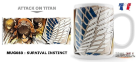 Attack on Titan Mug Survival Instinct