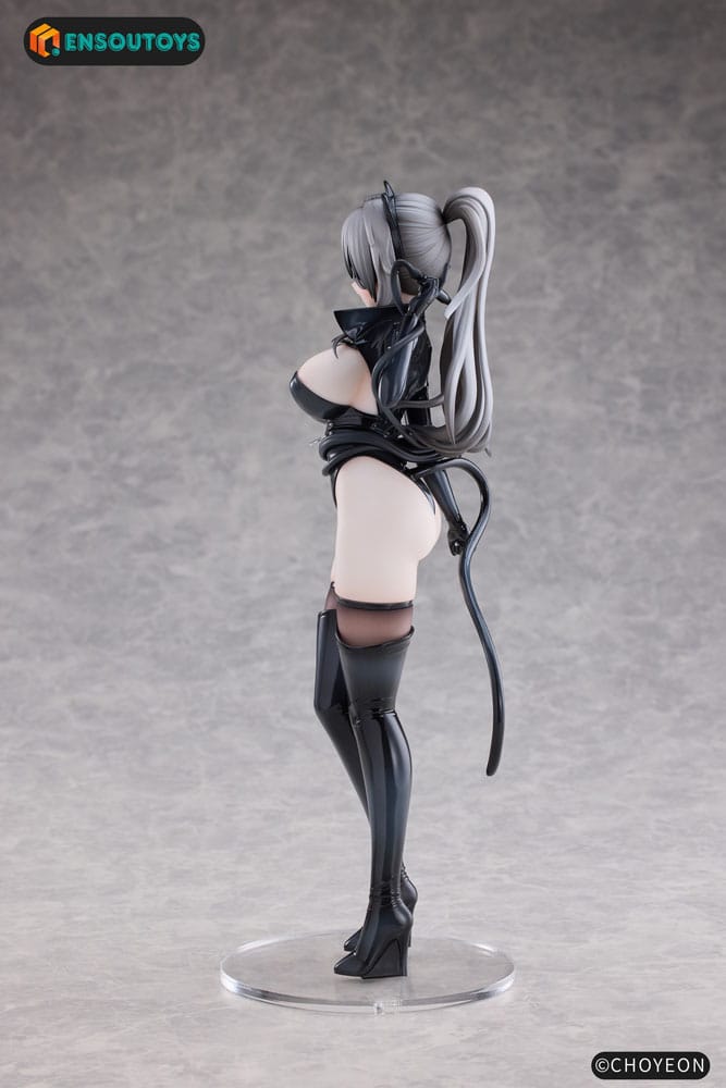 K Pring Original Character 1/6 PVC Figure Cat Woman Happy-chan Different Color Edition 27 cm - PRE-ORDER