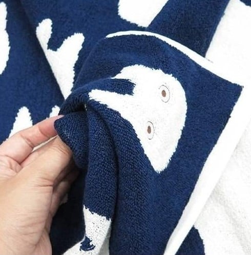 Studio Ghibli My Neighbor Totoro Towel White Totoro Silhouette 33x80 cm