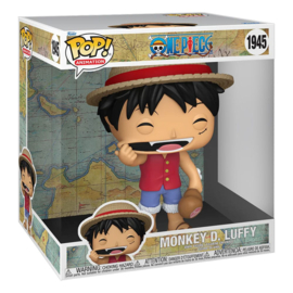 One Piece Funko Pop Jumbo Monkey D. Luffy (Stretching) 10" Super Sized 25 cm #1945 - PRE-ORDER