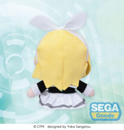 Character Vocal Series 02: Kagamine Rin/Len Fuwa Petit Mini Plush Figure Kagamine Rin Uniform Ver. (EX) 16 cm - PRE-ORDER