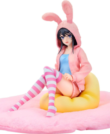 Rascal Does Not Dream of a Knapsack Kid 1/7 PVC Figure Mai Sakurajima Hoodie Look Rabbit Ears Ver. 18 cm