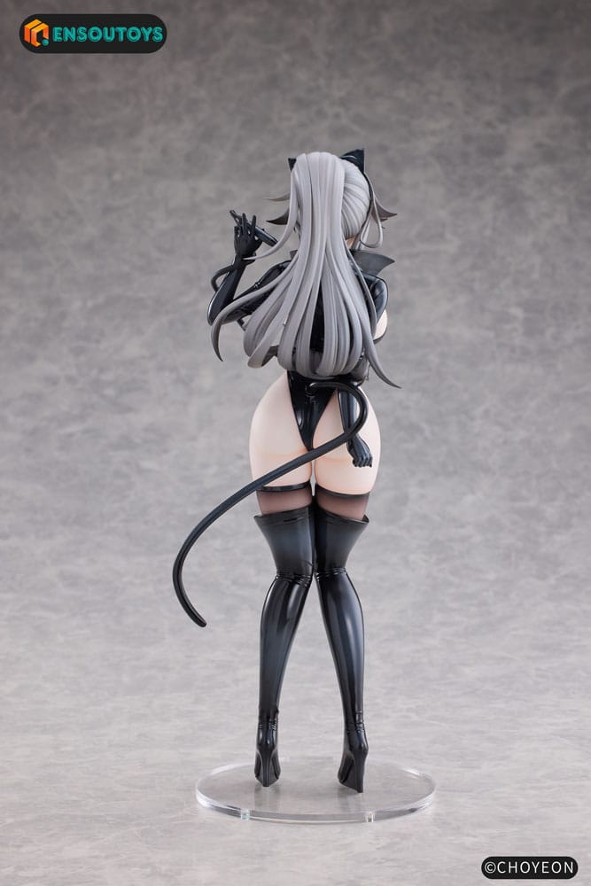K Pring Original Character 1/6 PVC Figure Cat Woman Happy-chan Different Color Edition 27 cm - PRE-ORDER