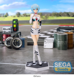 Neon Genesis Evangelion Luminasta PVC Figure Racing Rei Ayanami Pit Walk 21 cm