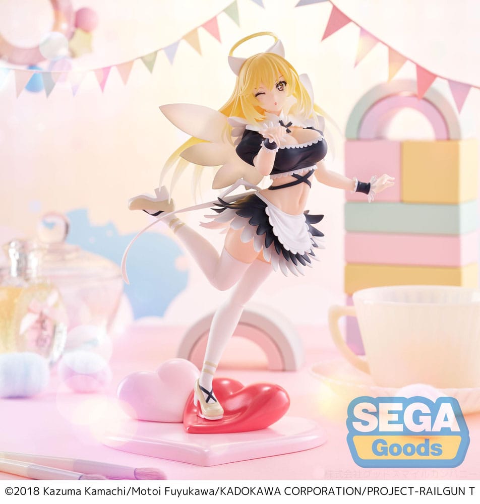 A Certain Scientific Railgun T Luminasta PVC Figure Misaki Shokuhou Fallen Angel Maid 20 cm - PRE-ORDER