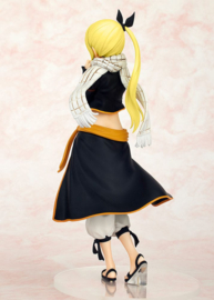 Fairy Tail Pop Up Parade PVC Figure Lucy Heartfilia Natsu Costume Ver. L Size 22 cm