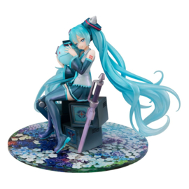 Mobile Suit Gundam x Hatsune Miku Lucrea PVC Figure Hatsune Miku x OO Gundam 45th Anniversary 17 cm - PRE-ORDER