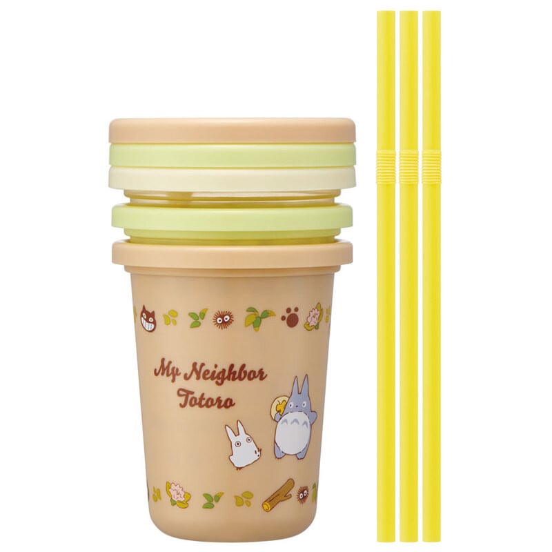 Studio Ghibli My Neighbor Totoro Cup & Straw Set 3-Set #2