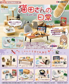 Life with Cats Mini Figures 6 cm (8) (Re-Ment) Complete Box - PRE-ORDER