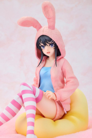 Rascal Does Not Dream of a Knapsack Kid 1/7 PVC Figure Mai Sakurajima Hoodie Look Rabbit Ears Ver. 18 cm