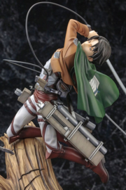 Attack on Titan ARTFXJ 1/8 PVC Figure Levi Renewal Package Ver. 28 cm