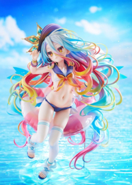 No Game No Life 1/7 PVC Figure Shiro: Sailor-Style Swimsuit Ver. 24 cm - PRE-ORDER