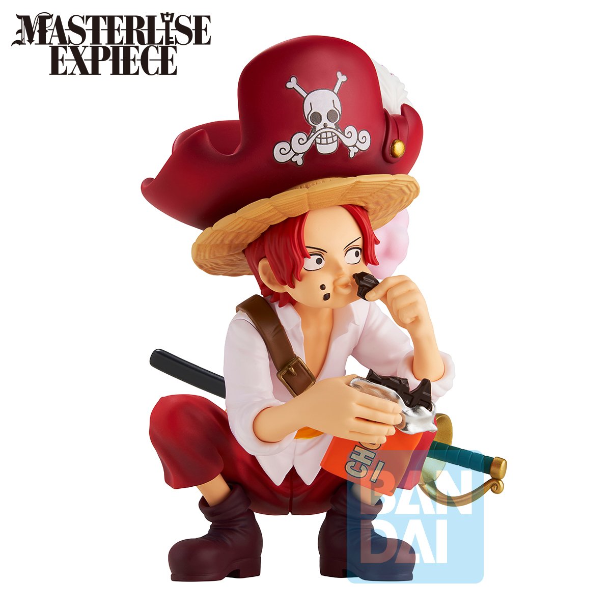 One Piece Roger Pirates Ichibansho PVC Figure Shanks 9 cm