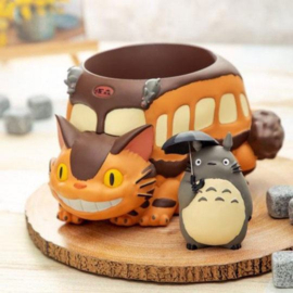 Studio Ghibli My Neighbor Totoro Diorama / Storage Box Catbus & Totoro - PRE-ORDER