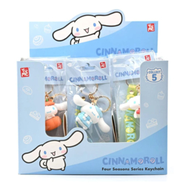 Sanrio Four Seasons Series Keychain with Hand Strap Cinnamoroll