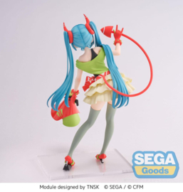 Hatsune Miku Series FIGURIZM PVC Figure Project DIVA- X Hatsune Miku - DE:MONSTAR T.R. 22 cm
